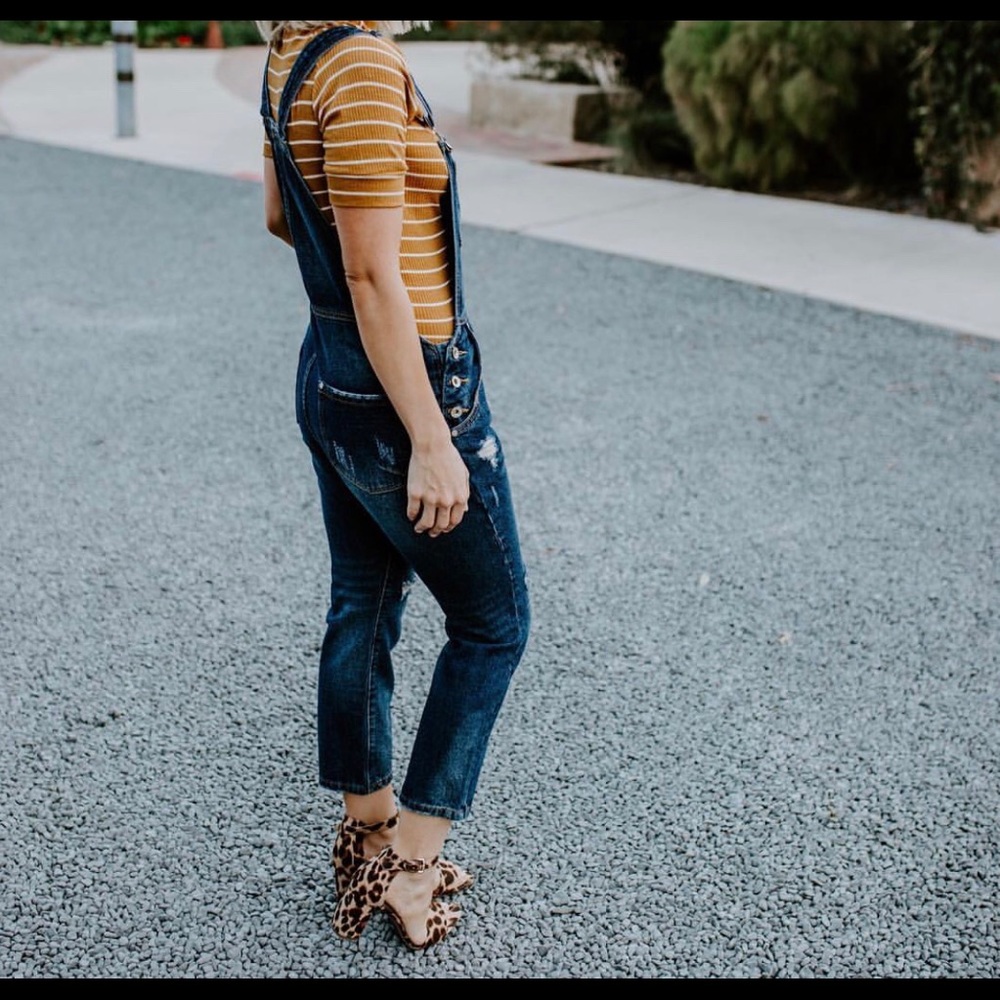 Distressed Overalls